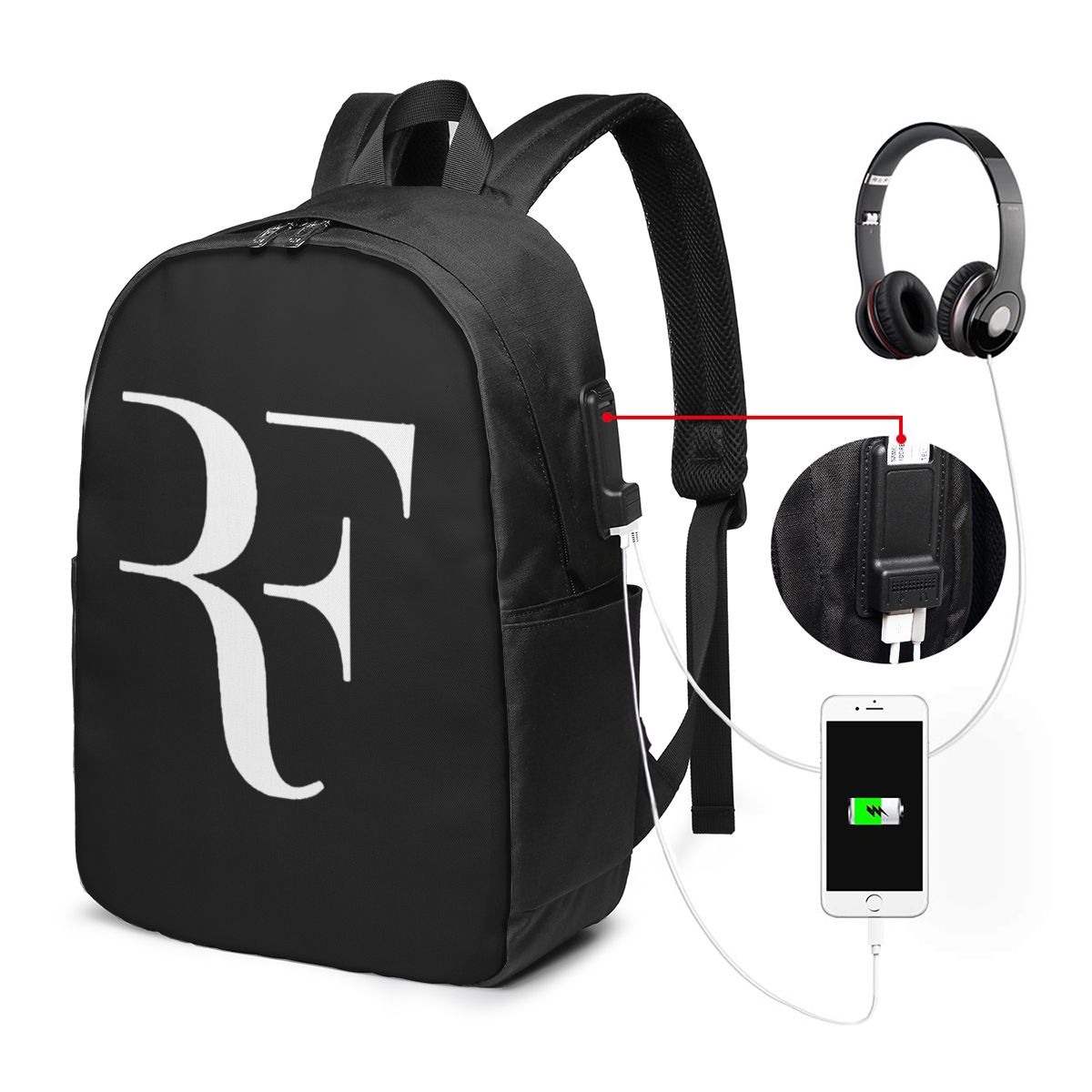 Laptop Bag - Рюкзак Roger Federer, дорожная сумка для